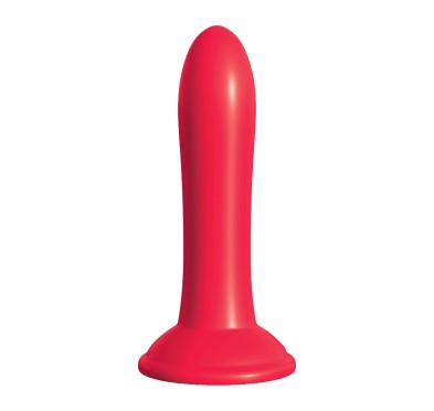 Uprząż strap-on z silikonowym gładkim dildo 13 cm